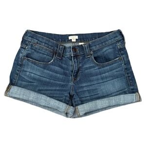 J.CREW • Blue Denim Stretch Shorts